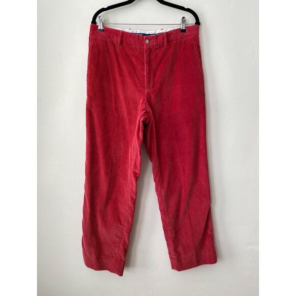 Vineyard Vines Other - Vineyard Vines Corduroy Pants Classic Fit Club Red Wide Whale‎ Men's Size 33